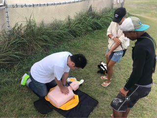 2023年9月24日　検見川ビーチ連盟AED使用訓練