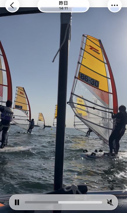 千葉工業大学ウインドサーフィン部練習